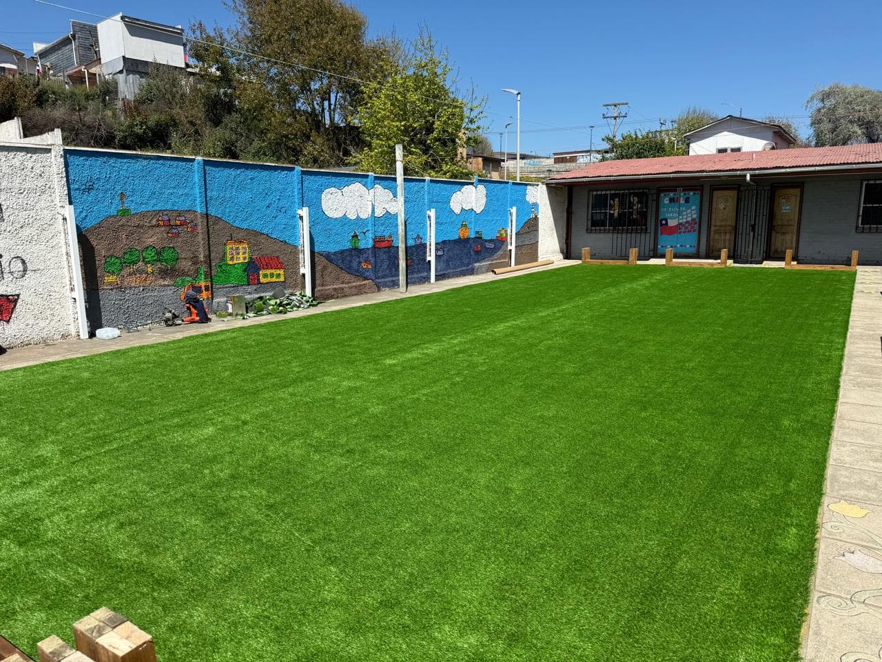 Pasto Sintetico Colegio San Antonio